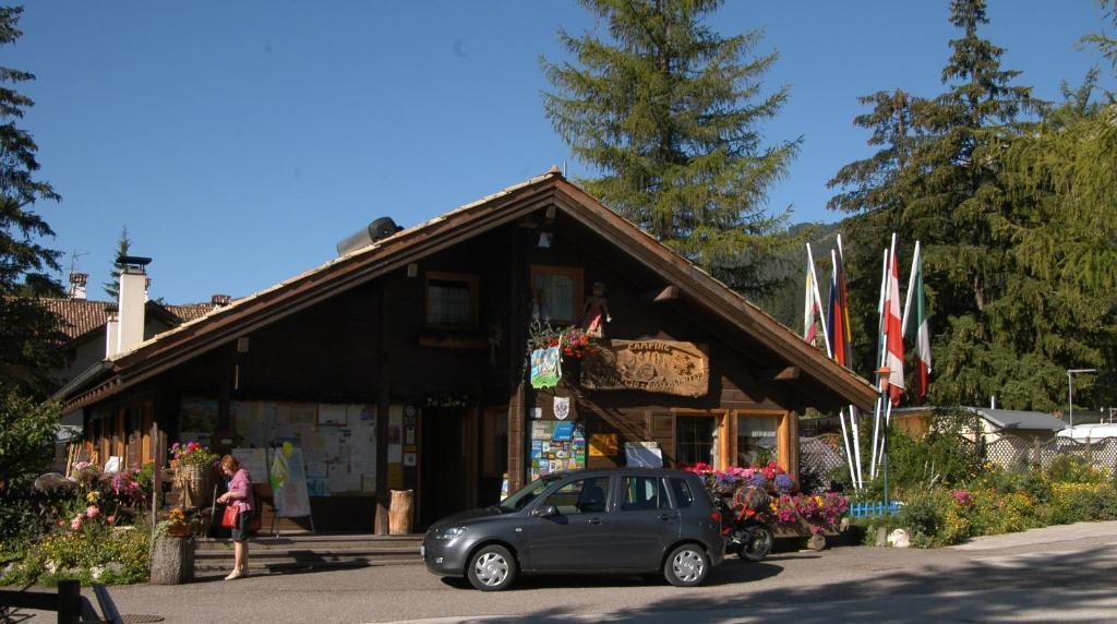 Camping Catinaccio Rosengarten Pozza di Fassa Kültér fotó